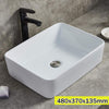 Modern Ceramic Sink Bathroom Cloakroom Wash Basin Counter Top 480mm / 400mm UK