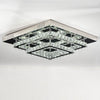 Modern XL Living Room Lamp LED Celling Light Crystal Pendant Chandelier Square