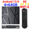 128GB,4GB Android 12 Smart TV BOX 6K HD 5G WIFI Quad core BT 5.0 Media Streaming