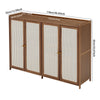 Shoe Storage Cabinet Cupboard Shoes Shelf Wooden Footwear Rack Holder Organiser