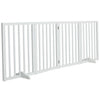 Wooden Pet Dog Folding Gate Fence Safety Barrier Divider Freestanding Doorway UK