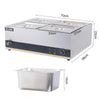 Electric Food Warmer Catering 4/6 Pot Wet Well Heat Restaurant Bain Marie Buffet