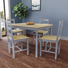 Solid Wooden Dining Table and 2 4 Chairs Set Home Kitchen Furniture