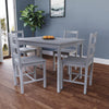Solid Wooden Dining Table and 2 4 Chairs Set Home Kitchen Furniture