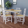 Solid Wooden Dining Table and 2 4 Chairs Set Home Kitchen Furniture
