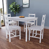 Solid Wooden Dining Table and 2 4 Chairs Set Home Kitchen Furniture