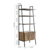 Ladder Shelves Display Cabinet Bookshelf Unit Home Kitchen Living Room Furniture