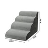 Portable Dog Stairs Ladder Pet Ramp Washable Anti Slip Step Stairs 2/3/4 Steps