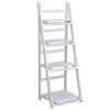 Wooden Ladder Shelf Foldable Display Flower Plant Stands Garden Balcony Decor