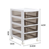 3-6Tier Plastic Chest of Drawers Bedside Cabinet Home Tidy Storage Shelving Unit