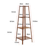 77/97/117cm Tall Bamboo Plant Stand Pot Holder Shelf Corner Side Table