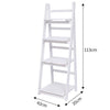 3/4 Tier Ladder Shelving Storage Unit Corner Shelf Bookcase Flower Plant Stand
