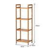 3/4/5 Tier Bamboo Shoe Rack Footwear Organiser Wooden Book Storage Shelves Stand
