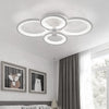 LED Ceiling Lamp Ring Light Aluminum Chandelier Lights Fixture Living Bedroom