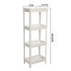 3/4 Layer Floor Caddy Shelf Organizer Bathroom Plastic Storage Rack Shower Pan