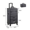 Professional Makeup Case Cosmetic Trolley Hairdressing Nail Vanity Storage Box