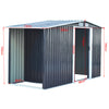 Galvanised Steel Garden Shed Outdoor Yard Tools Firewood Log Storage Organiser