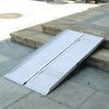Portable Wheelchair Threshold Ramp Aluminium Multi-fold Non-slip Suitcase Ramps