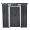 Galvanized Steel Box Metal Garden Storage Shed 12 X 10, 6 X 8, 8 X 8, 10 X 8 ft