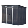 Galvanized Steel Box Metal Garden Storage Shed 12 X 10, 6 X 8, 8 X 8, 10 X 8 ft