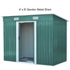 Metal Garden Shed 3 X 5, 6 X 4, 8 X 4, 8 X 6, 10 X 8 Garden Storage w/ Free Base