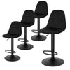 1/2/4/6x Bar Stool Kitchen Breakfast Pub Stool w/ Backrest Gas Lift Swivel Chair