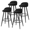 1/2/4/6x Bar Stool Velvet Padded Seat Chair Breakfast High Counter Barstool Pub