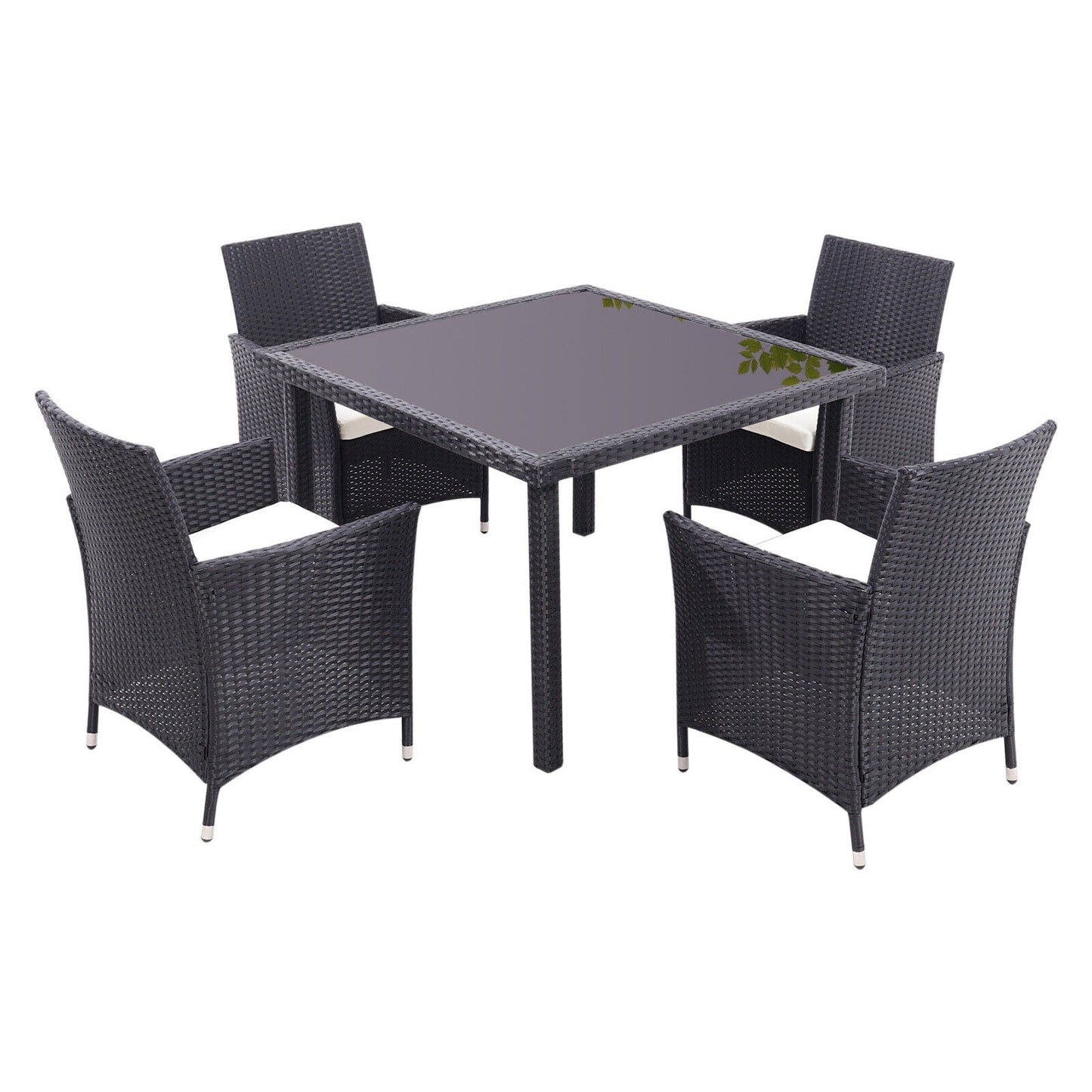 Rattan Garden Furniture Sets 4/6 PCS Rattan Chairs and Table Balcony Bistro Set