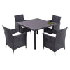 Rattan Garden Furniture Sets 4/6 PCS Rattan Chairs and Table Balcony Bistro Set