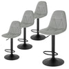 1/2/4/6x Bar Stool Kitchen Breakfast Pub Stool w/ Backrest Gas Lift Swivel Chair