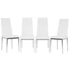 Hotel 90cm Pedestal Dining Table Family Feasts 2/4/6 PU Leather Kitchen Chairs