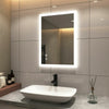 Bathroom LED Mirror Lights with Shaver socket BT Speaker Demister Touch Vertical
