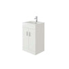 Cabinet Vanity Unit Sink Basin Bathroom Storage Unit Free Stand White Furniture