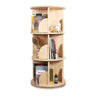 2-5 Tier Rotating Bookshelf 360 Display Floor Standing Bookcase Storage Rack