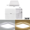 Modern LED Ceiling Light Square Panel Down Lights Bathroom Kitchen Bedroom Lamp