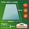 10x Polycarbonate Greenhouse Twin Wall Sheets | 4mm | Double Wall Roofing Clear