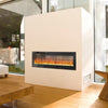 LED Fireplace Media Wall Fire Wall Mounted / Standing Electric Heater 40-100in