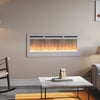 LED Fireplace Media Wall Fire Wall Mounted / Standing Electric Heater 40-100in