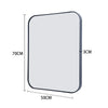 Illuminated Bathroom Mirror with LED Lights Demister Touch Sensor Wall Mounted