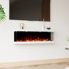 Electric Fireplace Panoramic Media Fire 40-72in Wall Insert LED Fireplace Heater