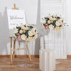 Single Artificial Flower Ball Wreath Topiary Orchid Roses Vine Plants Shop Decor