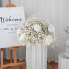 Single Artificial Flower Ball Wreath Topiary Orchid Roses Vine Plants Shop Decor