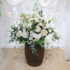 Single Artificial Flower Ball Wreath Topiary Orchid Roses Vine Plants Shop Decor
