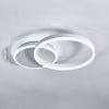 Square/Ring LED Ceiling Lamp Cool White Light Chandelier Fixture Bedroom Living