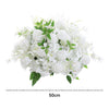 Single Artificial Flower Ball Wreath Topiary Orchid Roses Vine Plants Shop Decor