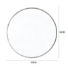 Circle 40-80cm Bathroom Mirror Round Framed Wall Vanity Shaving Makeup Mirror