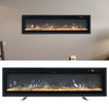 37/40/60/70inch Insert/ Wall Mounted Electric Fireplace LED Fireplace Inset Fire