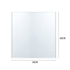 Self Adhesive Wall Mounted Bathroom Mirror Plain Rectangle Frameless Bevelled