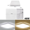 Modern LED Ceiling Light Square Panel Down Lights Bathroom Kitchen Bedroom Lamp