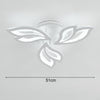 Square/Ring LED Ceiling Lamp Cool White Light Chandelier Fixture Bedroom Living